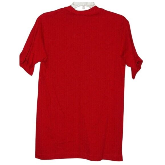 Elves Gone Wild Size S T-Shirt Mens Christmas Graphic Red Holiday Cheer NEW - Picture 3 of 3